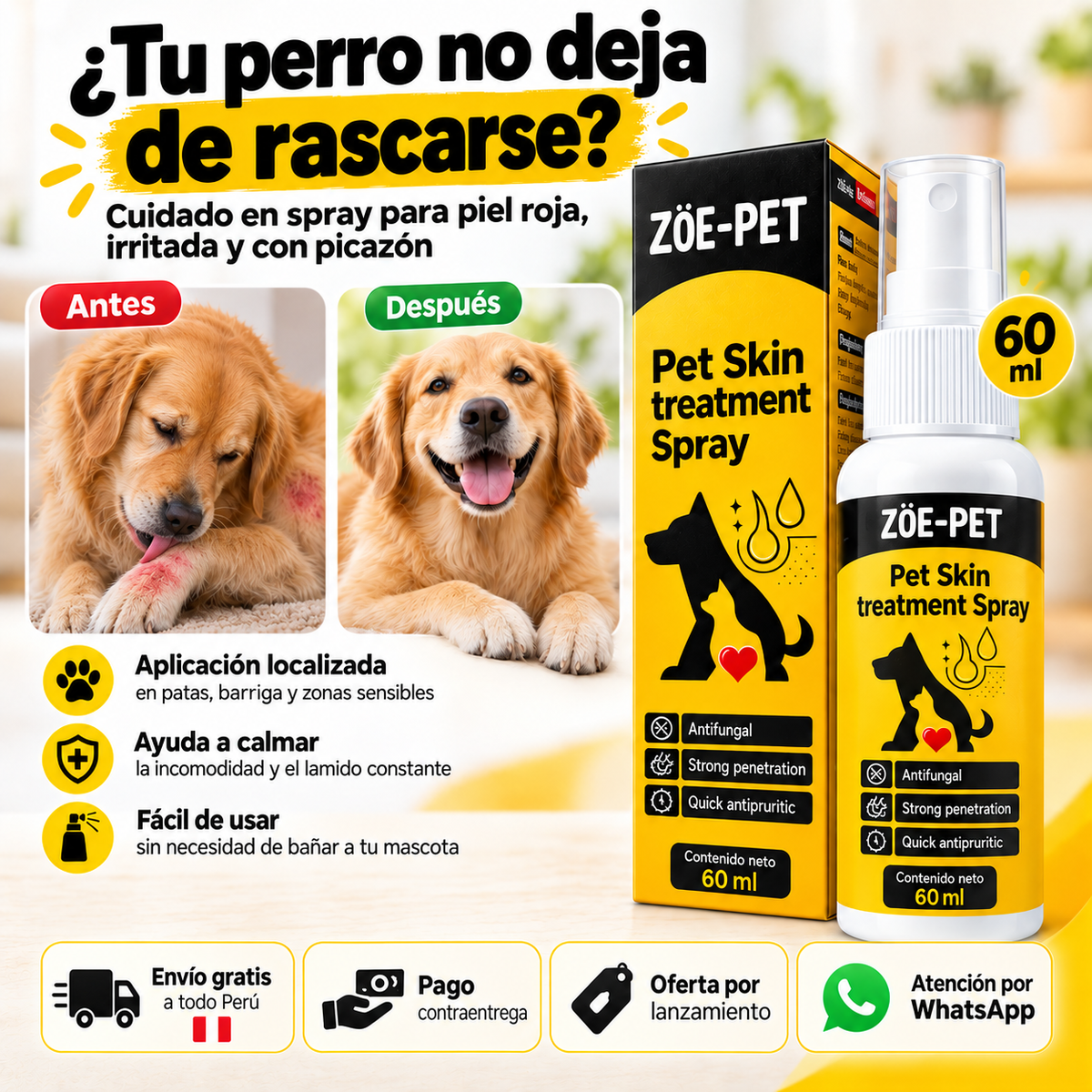 ZÖE-PET-Pet Skin Treatment Spray